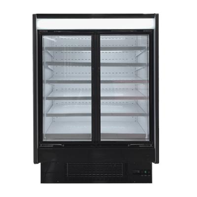 China Commercial Single-Temperature Supermarket Refrigerated Equipment Milk Storage Open Front Showcase for sale