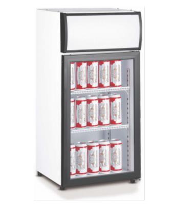 China Hot Selling Single-temperature Classic Single-temperature Classic Countertop Door Supermarket Upright Single Glass Beverage Cooler for sale