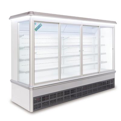 China Single-Temperature Supermarket Refrigerator Combination Cabinet Exterior / Plug-in Fridge and Freezer for sale