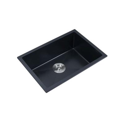 China Zeming ZM422 Nice Design Workstation Single Ledge Kitchen Granite Sink Undermounted Bowl Without Faucet for sale