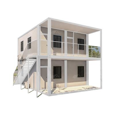 China Modern easy container house prefab container house light steel frame buildings for school for sale