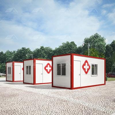 China Modern Prefab Clinic Modular Modern Container Hospital Building For Emergency for sale