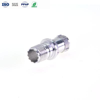 China CNC Turning Precision Homem e Mulher Conector Housing Shell Adaptador para dispositivo médico à venda