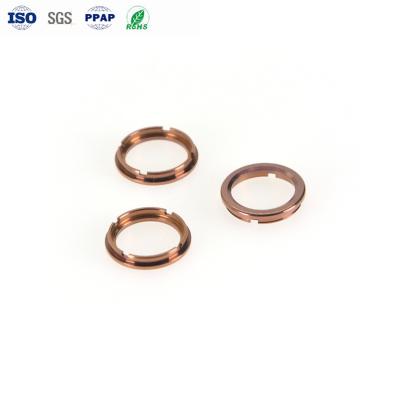 China Micro profesional no estándar PVD Oro rosa de acero inoxidable teléfono móvil Lente anillo en venta