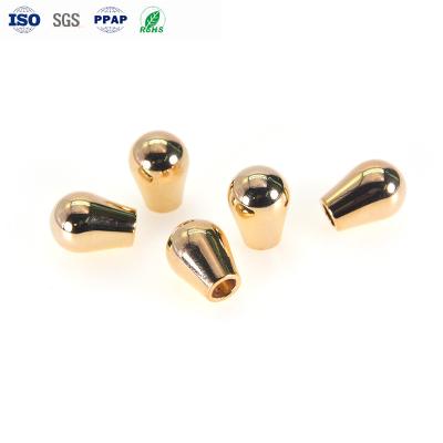 China Partes de mecanizado CNC de alta precisión PVD Cabeza de masaje de acero inoxidable dorado Partes de mecanizado CNC de precisión en venta