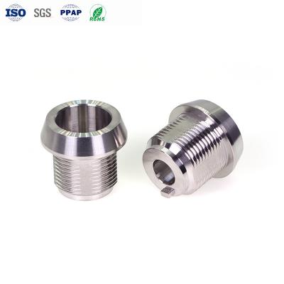 China Partes inteligentes de acero inoxidable CNC Casilla de tuerca de cilindro Tuerca no estándar Partes mecanizadas CNC en venta