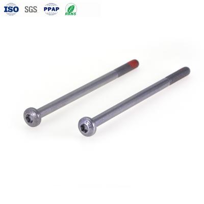 China Op maat gemaakte Nylok Long Bolt Alloy Steel Plum Blossom Groove Pan Head 10.9 Grade Te koop