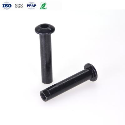 China Internal Hexagonal Pin Shaft Bolt Carbon Steel Fasteners Black Zinc Internal Thread Tail Cutting for sale