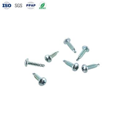 China OEM Carbon Steel Galvanized Cross Disc Head Drill Tail Screw Custom Fasteners for sale