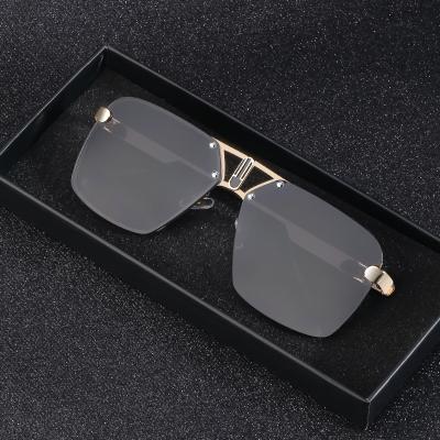 China Fashion sunglasses 2021 new arrivals fashion luxury male shades high quality glasses adjust summer glass men for sale