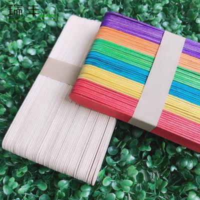 China Beauty Care Competitive Price Birch Wood Disposable Colored Spatula for sale