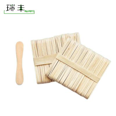 China Sustainable Birch Wood 75mm Customized Recyclable Disposable Ice Cream Spoon for sale