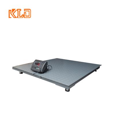 China Custom Stable Performance LED Display 10 Ton Industrial Platform Floor Weighing Scale for sale