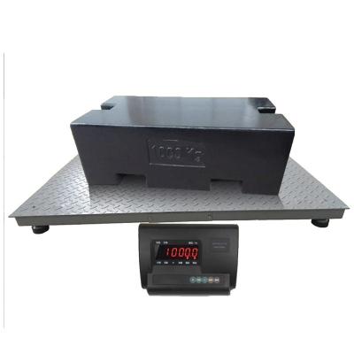 China Warehouse Floor RS485 Platform Modbus 1 Ton Weighing Scale Price for sale