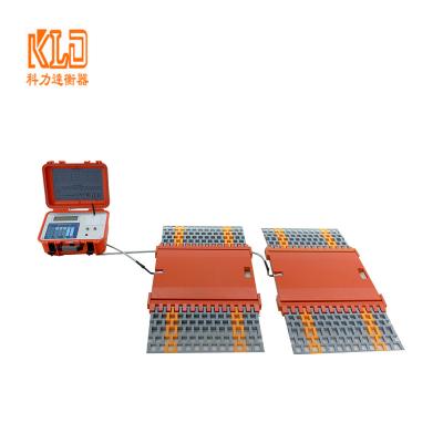 China Axle Weight Foundationless Movable Weighbridge Portable Car Scales for sale