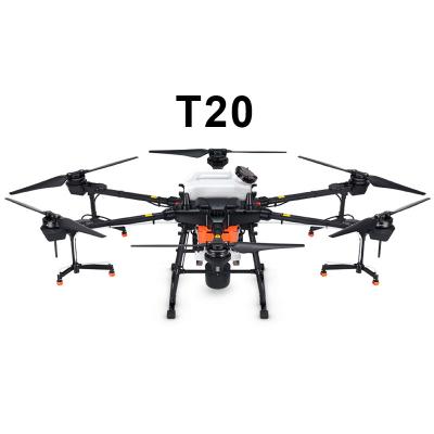 China Pesticide agriculture sprayer 20L payload drone quadcopter agriculture dron spraying liquid agras t20 for sale