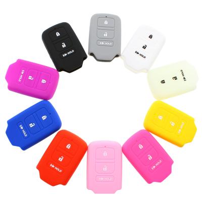 China Soft Fit For Honda Fit Lingpai Smart 3 Car Key Case Silicone Cover Remote Car Key Case for sale