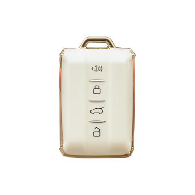 China High Quality Niu Steward For TANK Single Line Gold Edge Shell TPU Car Key Case Key Protection Cover for sale