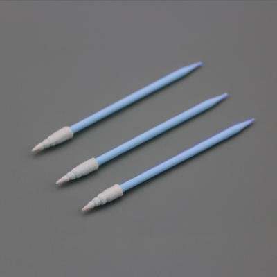 China Customizable Spiral Foam Cleanroom Foam Swabs For Machine Cleaning for sale