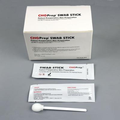 China Medical swab sticks type CHG medical use prep dab sticks for hospital for sale