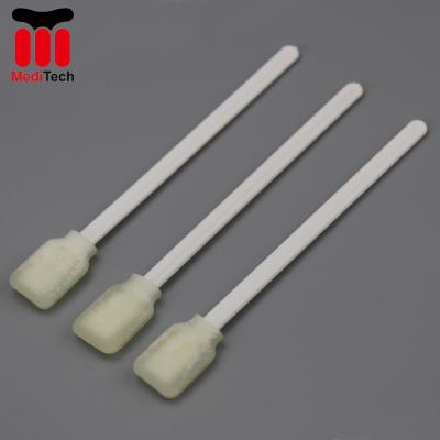 China Electronic components foam ipa alcohol cotton dacron cleaning swab for printer head for sale