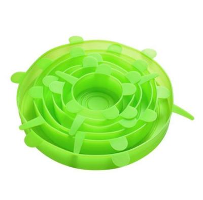 China KitchenTool Silicone Stretch Cover Cover Food Grade Pilfer Proof Universal Bowl Lids for sale