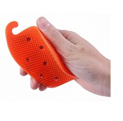 China Food Grade Viable Multifunctional Hot Multifunctional Silicone Kitchen Safety Mat Oven Mitt Handle Vegetable Brush for sale