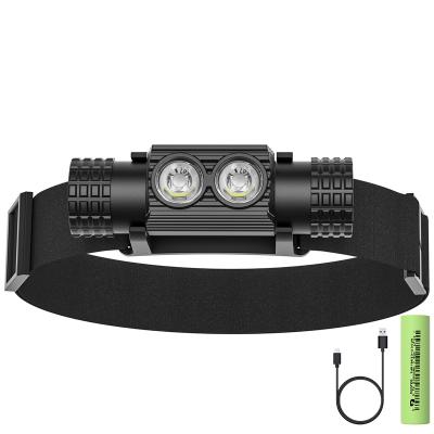 China FREE SAMPLE Head Torch Powerful Front Lamp Aluminum IP66 Waterproof Headlamp Head Light for sale