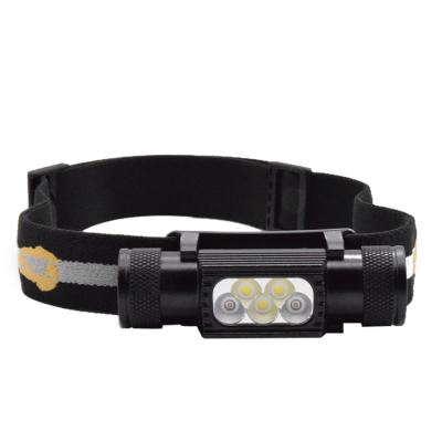 China Ultra Lightweight Portable LED Headlight Headlamp 8 Modes Red Color For Fishing Headlamp LED for sale