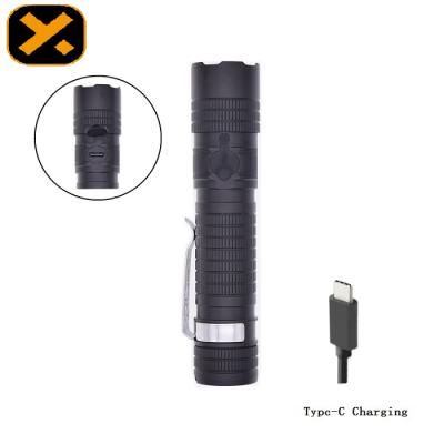 China Portable Multifunction Torch Flashlight XML White Light USB LED Flashlight for Camping for sale