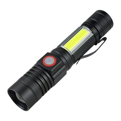 China Headlamp Factory Zoom Tactical Flashlight T6 USB Rechargeable Magnetic led cob headlamp for sale