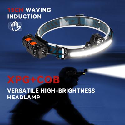 China Powerful Led Headlamp High Power LED Headlight 18650 Rechargeable Head Flashlight USB Fishing Lanternas for sale