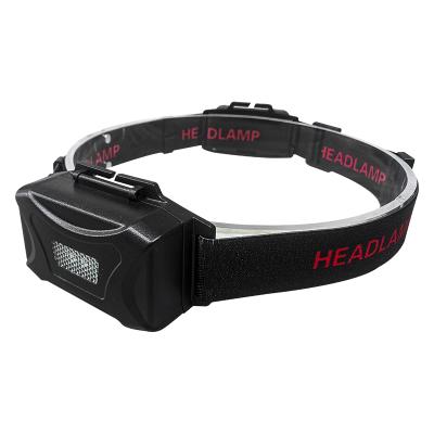 China Portable COB Headlamp Rechargeable Adjustable Headband 5 Lighting Modes Headlights For Fishing Camping Outdoor for sale