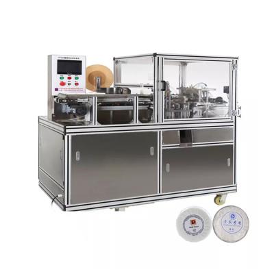 China Ronde zeep pleat type verpakkingsmachine voor automatische hotel zeep verpakking Te koop