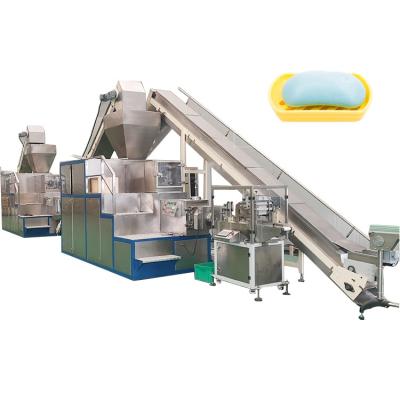 China 3000kg/H Laundry Toilet Bath Bar Soap Making Machine Production Line for sale