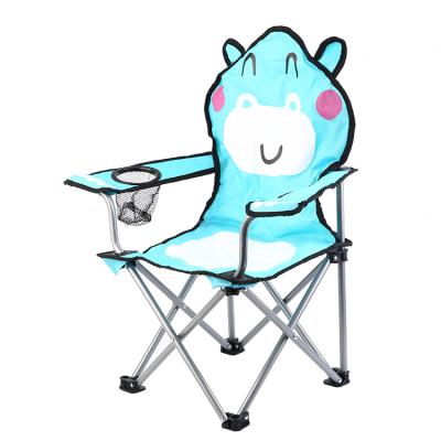 China Outdoor Furniture EUROPEAN Personalized Animal Camping Chairs Foldable Metal Kids Chairs for sale