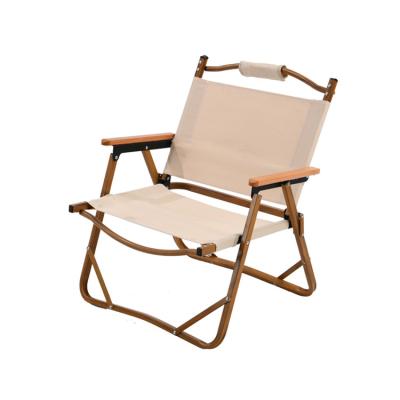 China Modern Adjustable High Seat Aluminum Foldable Outdoor Camping Chair Garden Chairs Outdoor Furniture for sale