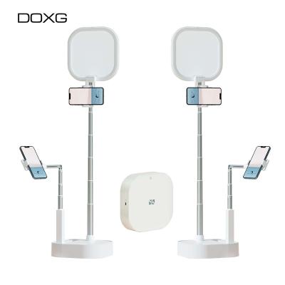 China DOXG Mini Factory Portable Led Flexible Stick Ring Light With Tripod Phone Lamp Holder Sufficiency Selfie Stand for sale