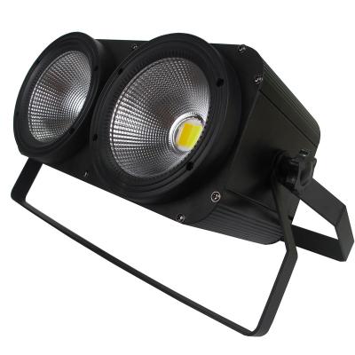 China Professional Ktv 2x100W RGB White Eye Light 2 Blinder Dimmable /Warm Stage Blinder DMX Control Stage Assist Blinder Light for sale