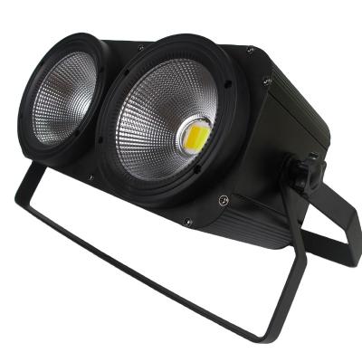 China Ktv COB LED Background Light 2 Warm White Eyes 2x100w Led Attendance Blinder for sale