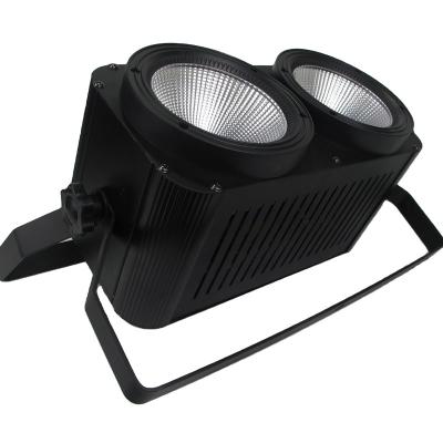 China Ktv COB LED Background Light 2 Warm White Eyes 2x100w Led Attendance Blinder for sale