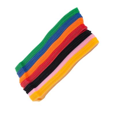 China Baiho Velcroes Tie Band Self Adhesive Data Line Fastener Binding Colorful Hook and Loop Band Cable Tie for sale