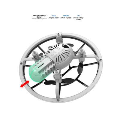 China Fixed Altitude Function With Drone S122 Mini Quadcopter 4CH 6Axis 2.4G Mode Full Circle Light Drone Helicopter Toys Drone Remote Control Colorful Lights for sale