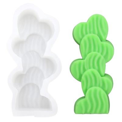 China xgy-11 Disposable Cactus Cake Silicone Mold DIY Baking Aromatherapy Handmade Plaster Mold Decorative Chocolate Mold for sale