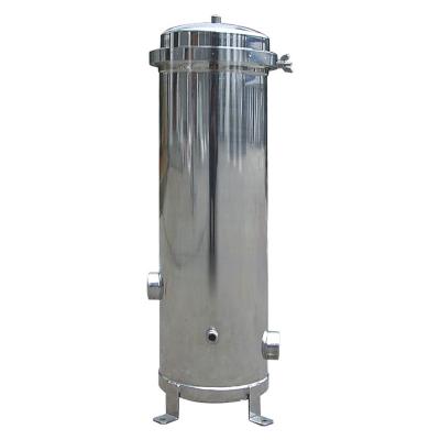 China Eco-friendly Stainless Steel Cartridge Filter Housing Water Filter Housing Sewage Treatment Water Purification Manufacturer for sale