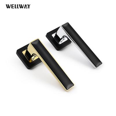 China High Qulaity Customized Modern Apartment Entrance Entrance Zinc Alloy Sleek Door Handle for sale