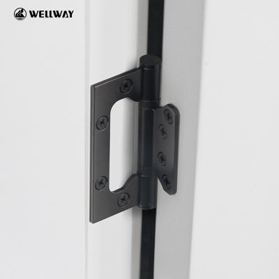 China 201 Stainless Steel Hinge Steel Hinge Door Accessories Modern Butterfly Door Installed Punch Free for sale