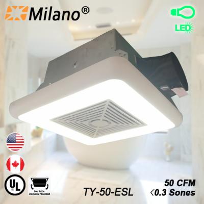 China Hotel USA UL Certificated 50CFM Lead Bath Fan Light Combo for sale