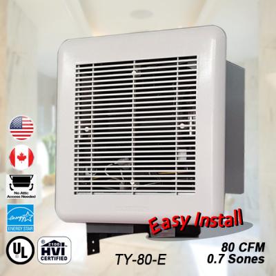 China Hotel UL / CE / SAA Certificated 80CFM Bathroom Ventilating Fan for sale