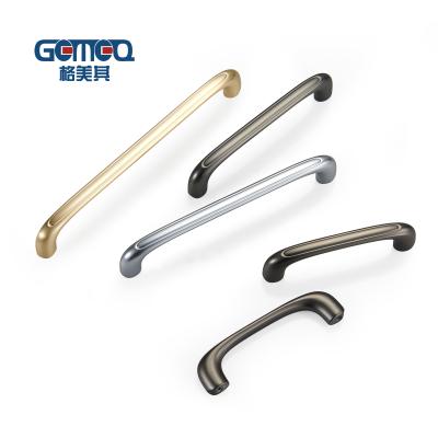 China Customized Industrial Size ZINC Hardware Kitchen Cabinet Furniture Wardrobe Drawer Handle for sale